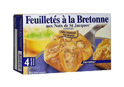 Feuillets  la bretonne aux noix de Saint-Jacques Carrefour