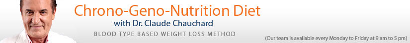 Chrono-Geno Nutrition Diet with Dr. Claude Chauchard - Blood type based weight loss method