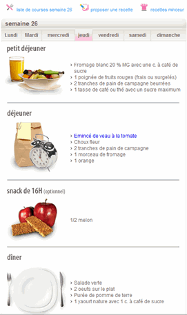 Menu Régime Protéine Gratuit