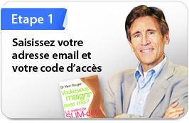 Saisissez votre adresse email et votre code d'accès