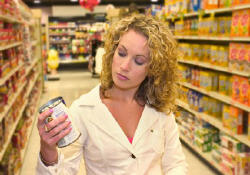 supermarch, tiquetage, valeurs nutritionnelles
