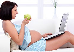 fruits, grossesse, bébé, intelligent