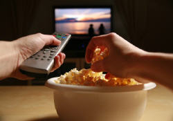 télévision, minceur, obésité, grignotage