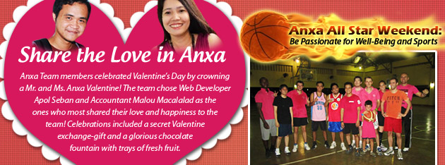 Share the Love in Anxa - Anxa All Star Weekend: Be Passionate for Well-Being and Sports