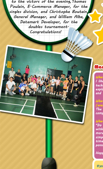  Anxa's 2nd Badminton Tournament 