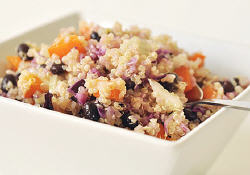 Quinoa aux graines de courges et baies de goji
