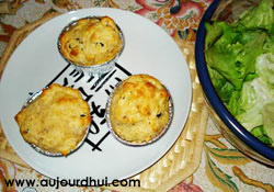 amuse-gueule du jour : Bouches au piment d'Espelette et  la coriandre