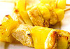 Brochettes poulet ananas