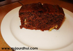 Cake cacao banane sans beurre