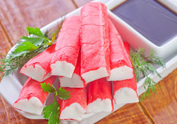Cake aux couleurs du surimi 
