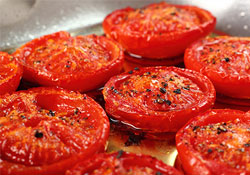 Croustade de tomates grilles