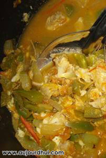 Curry de poisson aux lgumes