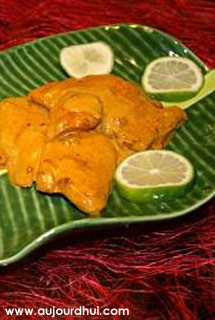Curry doux de poisson