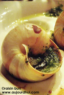 Escargots au beurre persillé