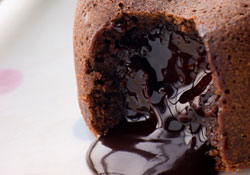 Fondant au chocolat sans oeuf