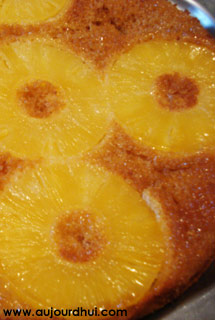 Gâteau à l'ananas façon tatin