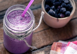 boisson du jour : Lait d'avoine violet