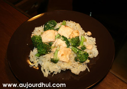 Nouilles au tofu et aux brocolis