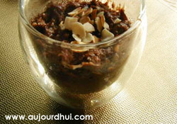 Porridge chocolat-amande