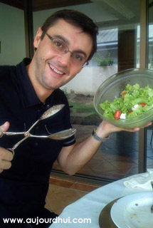Salade Caesar aux pépites de tournesol