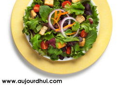 Salade � la ciboulette