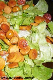 Salade de knacki