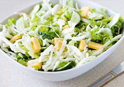 Salade de chou vert