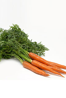 Soupe de fanes de carottes