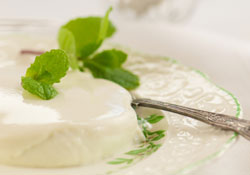 Panna cotta à la poire