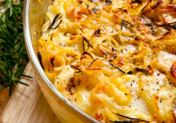 Gratin de poulet à la cancoillotte