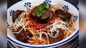 Pâtes aux aubergines