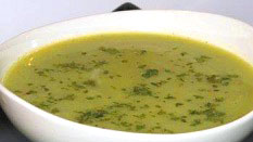 Potage façon brocoli ail et fines herbes