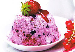 Bavarois aux fruits