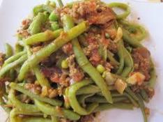 Bolognaise de haricots verts