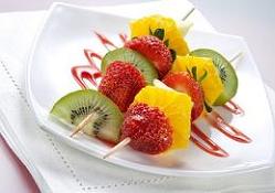 Brochette de fruits