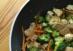 Chop Suey de légumes au tofu 