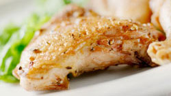 Chou braisé à la pintade