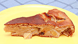 Clafoutis amandin à la pomme