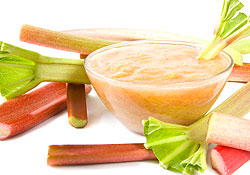 Compote pomme-rhubarbe express