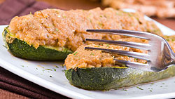 Courgettes farcies au thon
