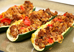 Courgettes farcies