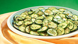Courgettes poêlées au massalé