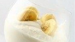 Crème à la banane et ses boudoirs