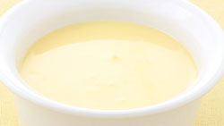 Crème prise parfumée à l'orange