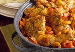 Cuisses de poulet au lait de coco