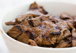 Émincé de boeuf à la sauce soja