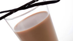 Émulsion de lait vanillé aux dattes