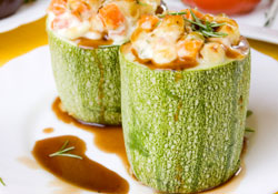 Farcis d'été au saumon et à la coriandre