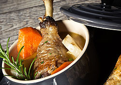Fenouil braisé au poulet