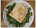 Feuille de brick sucrée salée chèvre-pruneaux